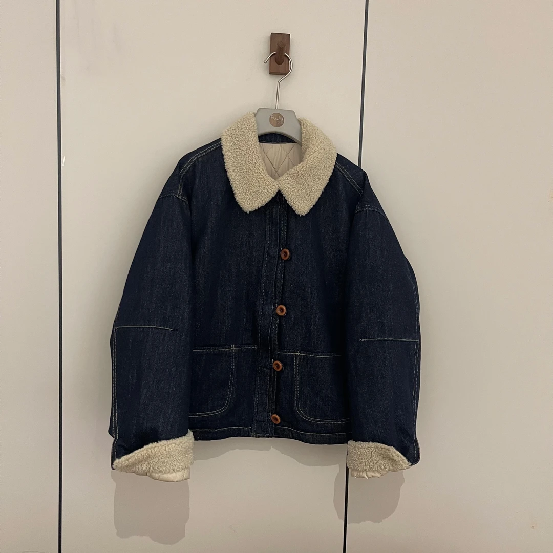 FUJIA STYLE新款气质休闲韩版简约长袖棉服N9008