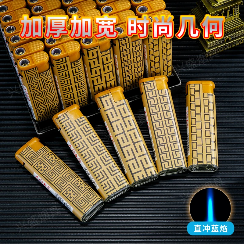 【坏机包赔】新款打火机直冲蓝焰一次性防风火机便利超市款批发定制
