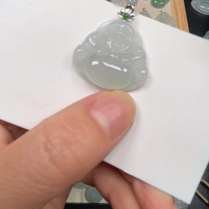 翡翠未镶嵌吊坠(不含链)翡翠