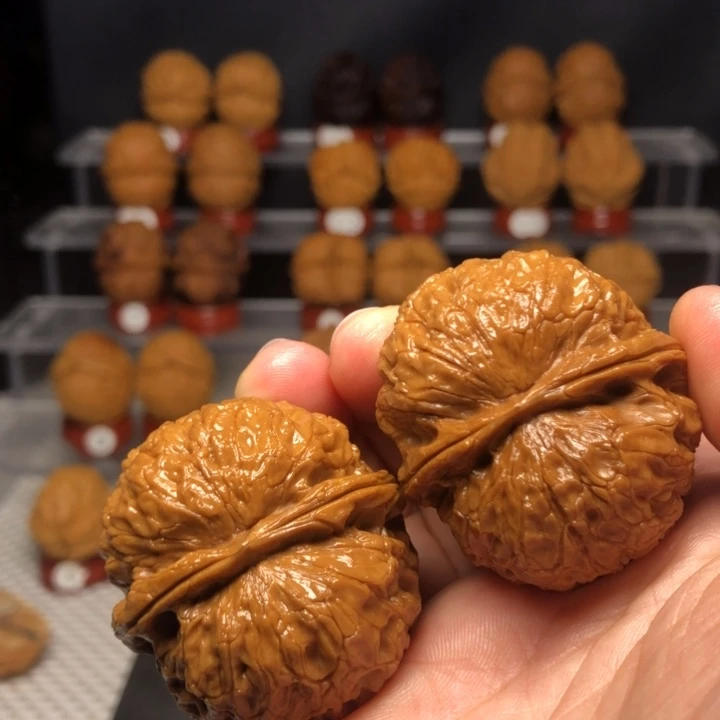 把件文玩核桃13浪纹绣球