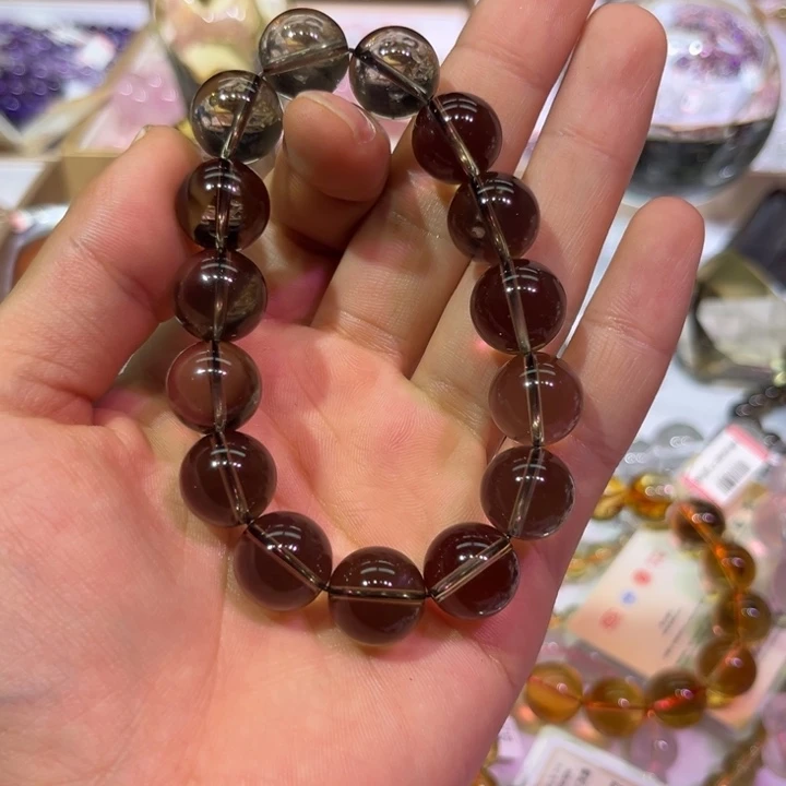 【闪购商品】水晶手链未镶嵌茶水晶