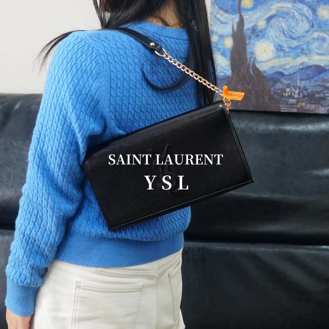 95新 YSL/圣罗兰 黑色单肩包/AR01613320/3320