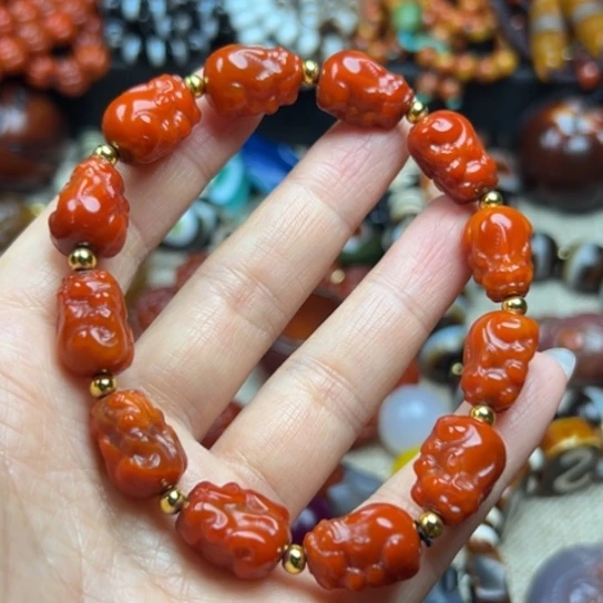 秀***玛瑙/玉髓未镶嵌颈饰