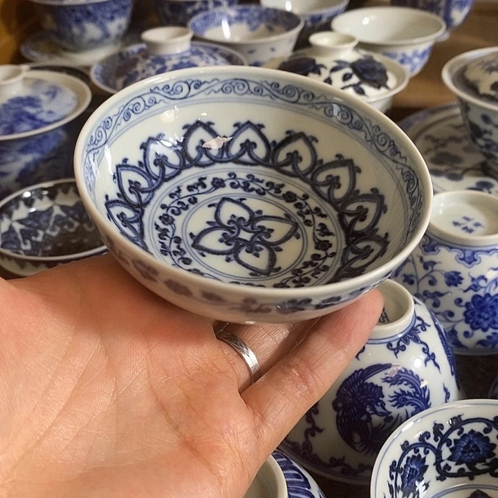 【小青雅玩】宝相纹普洱杯