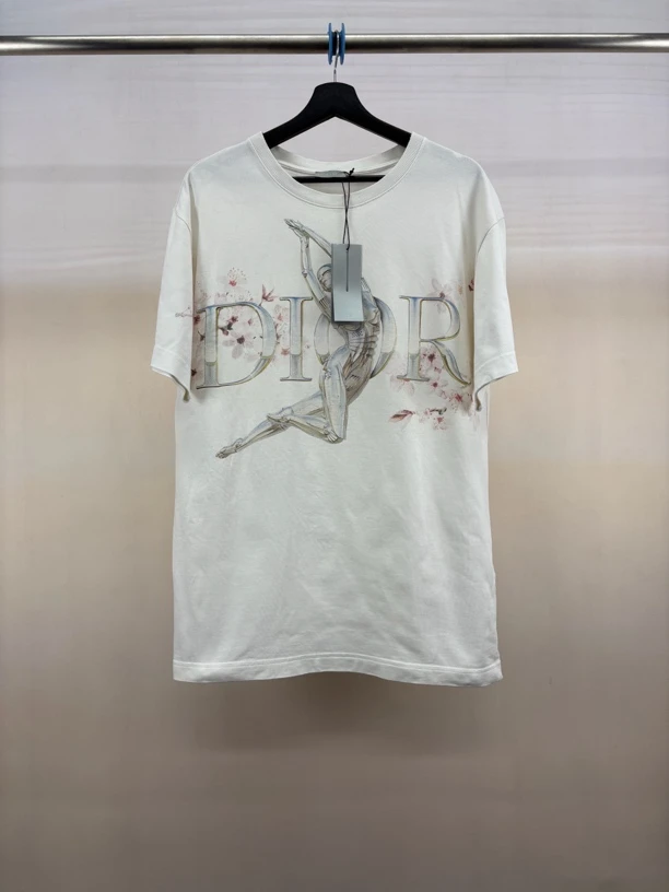 99新 DIOR/迪奥 空山基舞女短袖/XL码/M6930