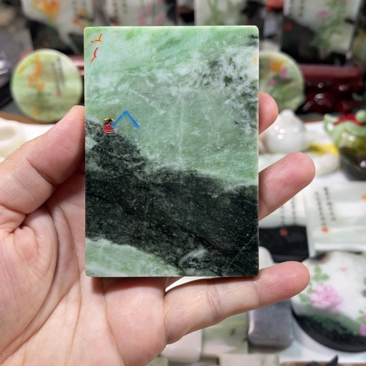 独山玉未镶嵌颈饰雅摆