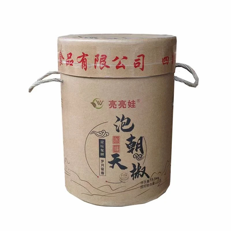 亮亮娃朝天椒14kg圆泡椒珠子椒正宗四川泡菜