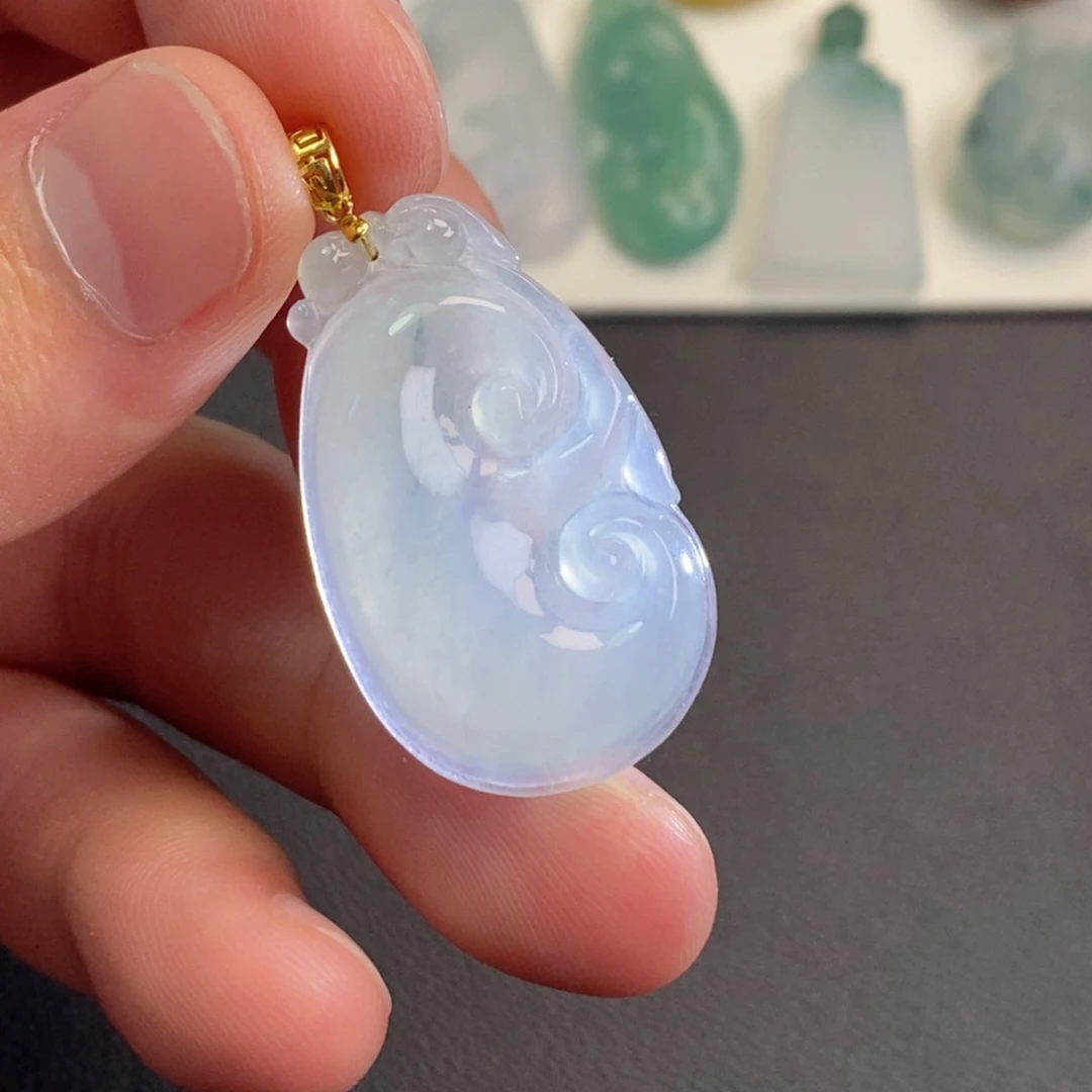未镶嵌定制翡翠如意