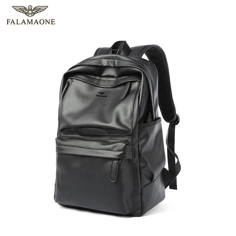 法莱阿玛尼男士双肩包商务通勤男包大容量电脑包潮流百搭旅行包