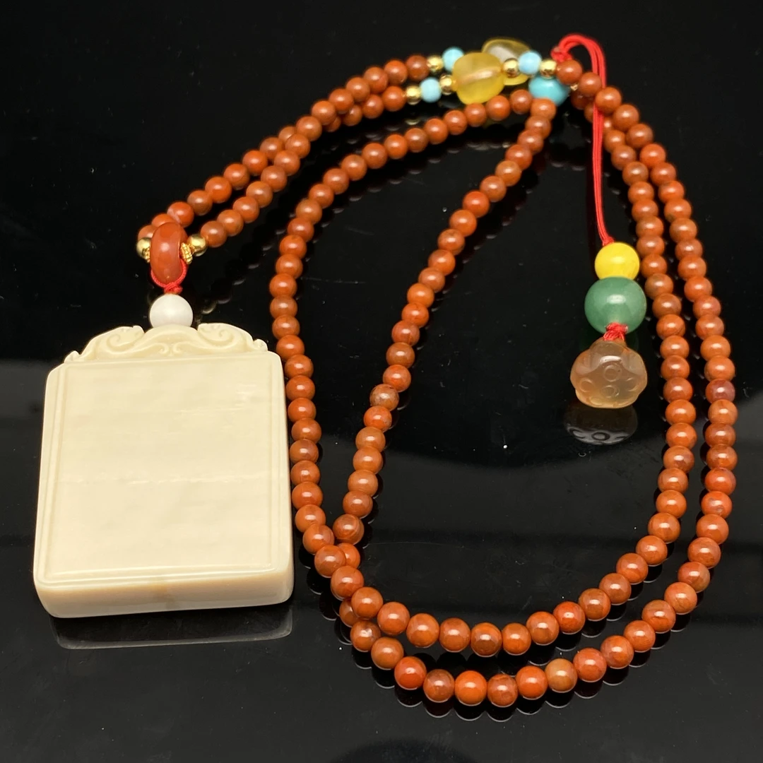 B0725GMD078（多样性发货）猛犸象牙无事牌挂件