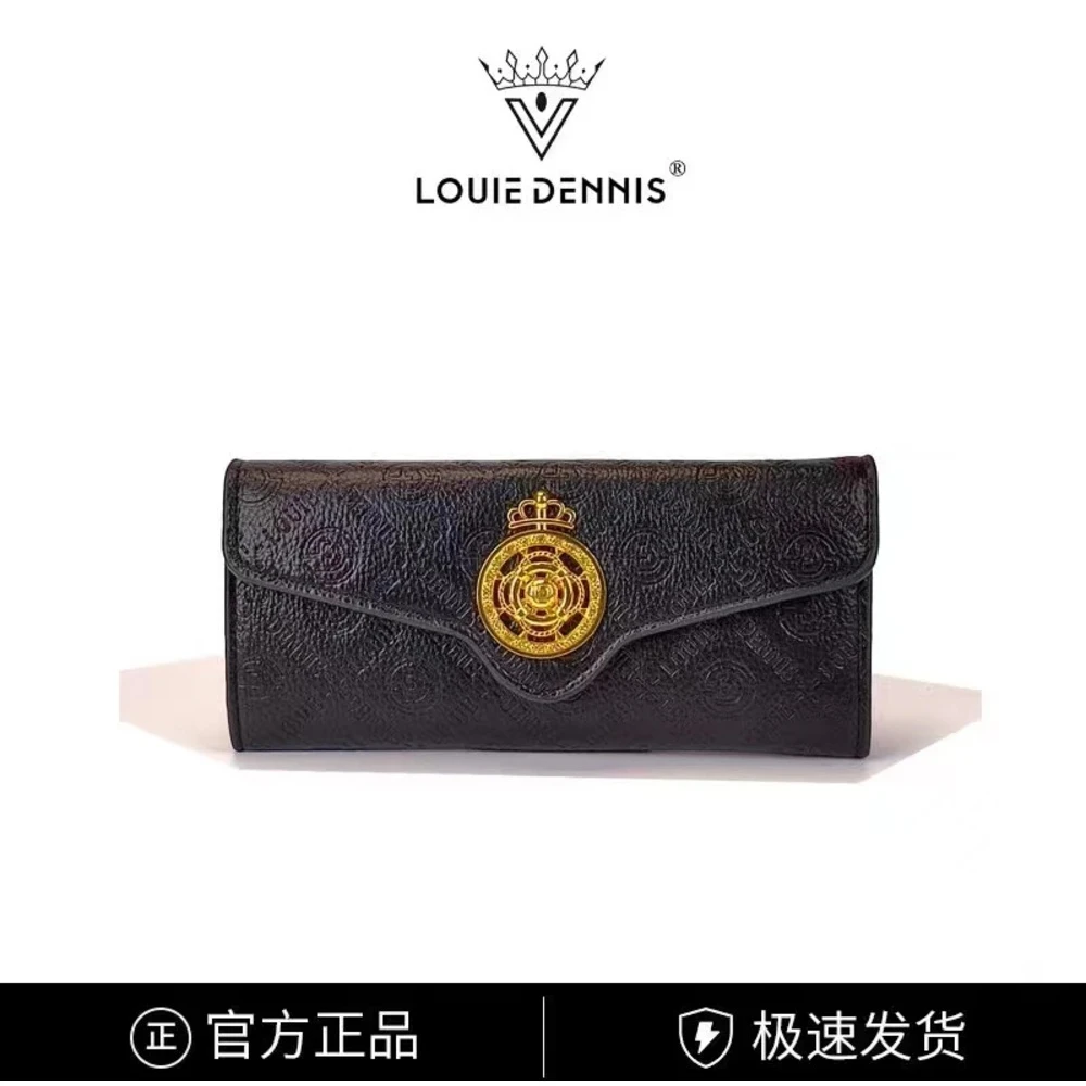 【长19宽9】2024新款时尚女士长款钱卡一体钱包3276黑色