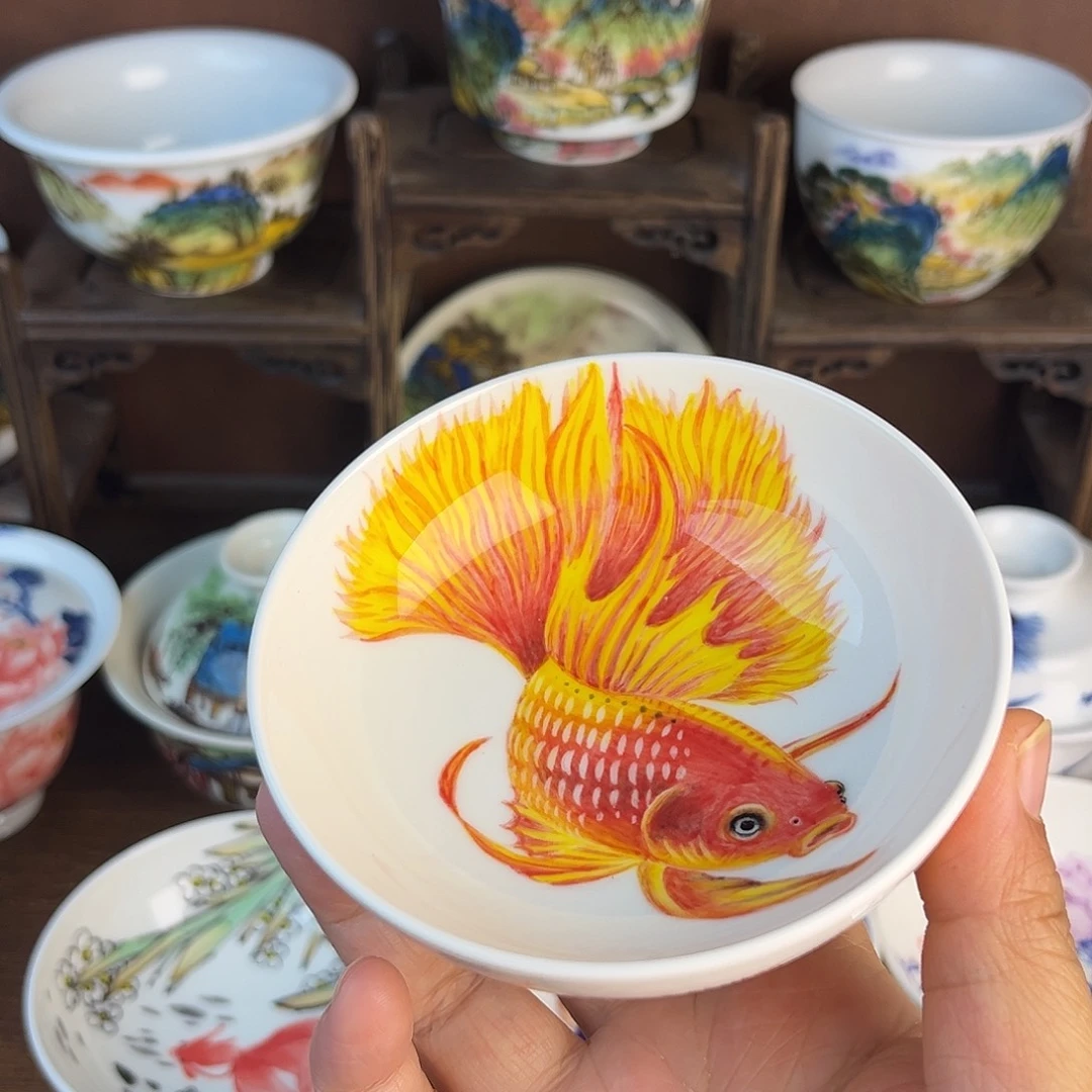 忠意堂釉下彩金玉满堂