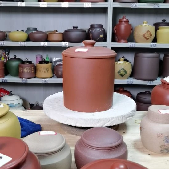 茶叶罐紫砂清水红泥素面一斤装不退不换97