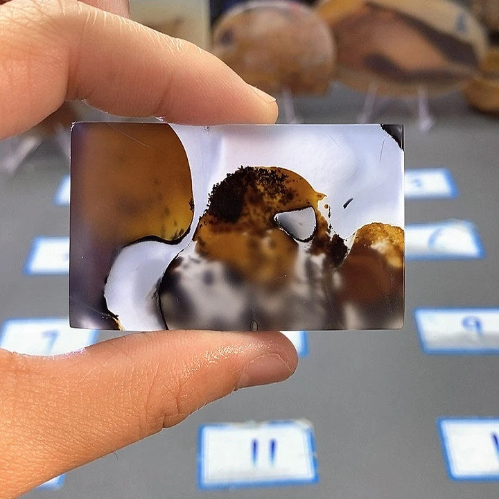 玛瑙/玉髓未镶嵌珠宝半成品有扣