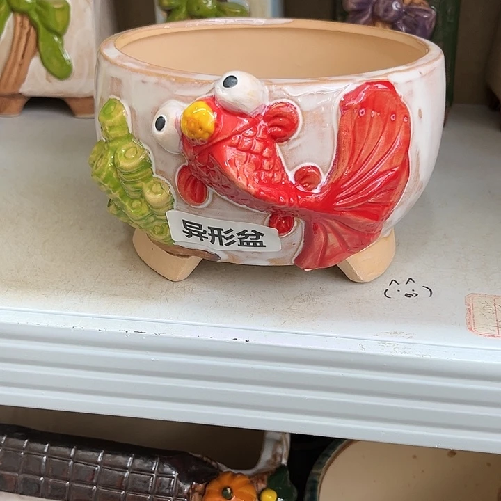 紫砂花盆粗陶材质多肉花盆