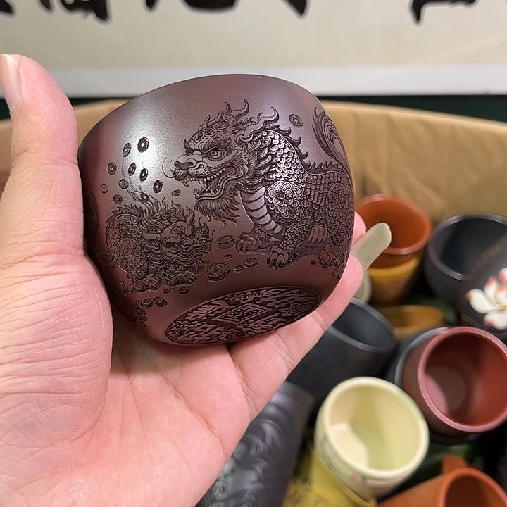 茶杯紫砂全手工紫砂主人杯