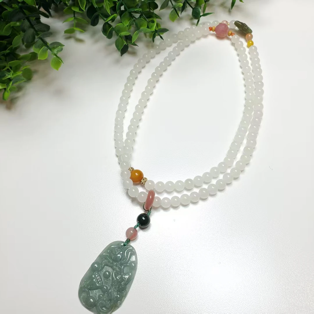 R137【赵小姐】和田玉项链