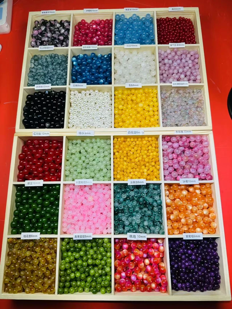 DIY少女水晶玛瑙玉石多样性发其一饰品手串