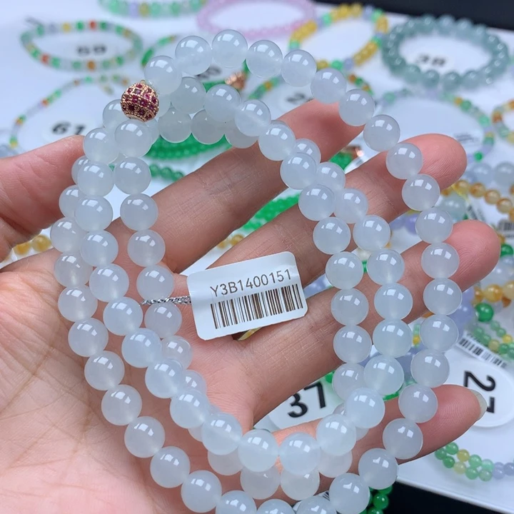 翡翠手镯未镶嵌贤*