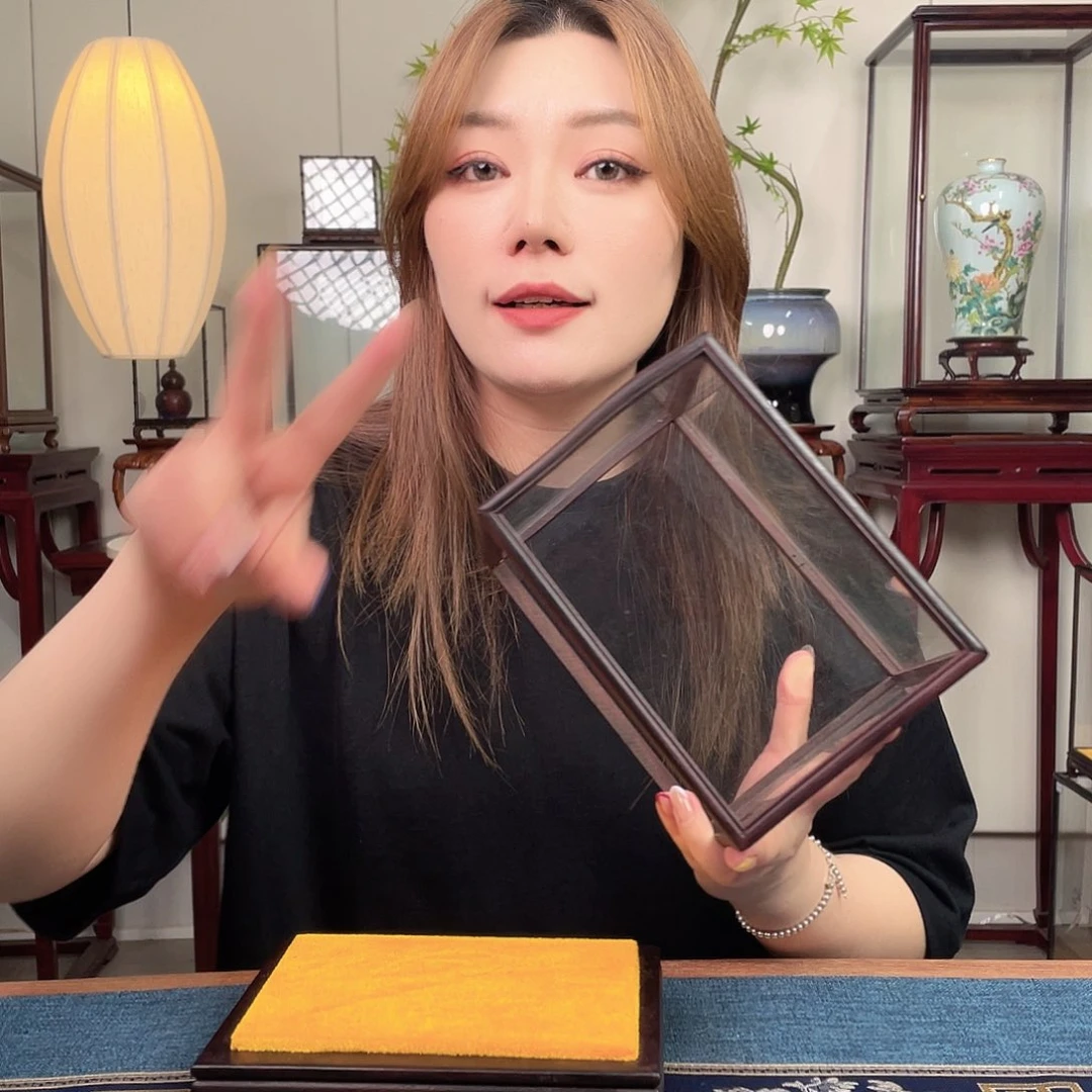 紫檀木类端景台工艺品摆件