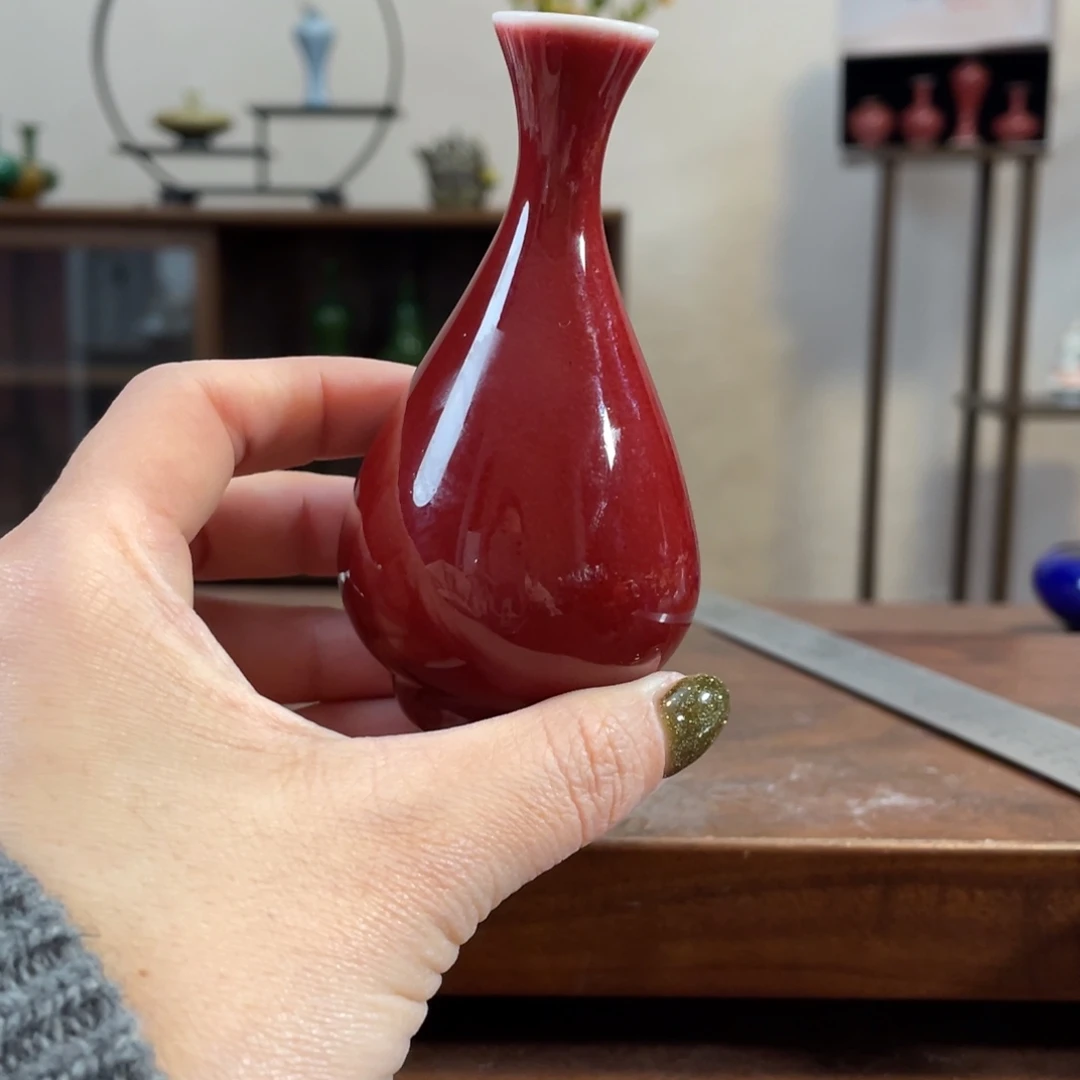 瓷片陶瓷花瓶小摆件