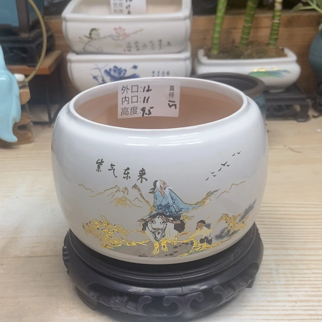 瓷片陶瓷花盆陶瓷艺术
