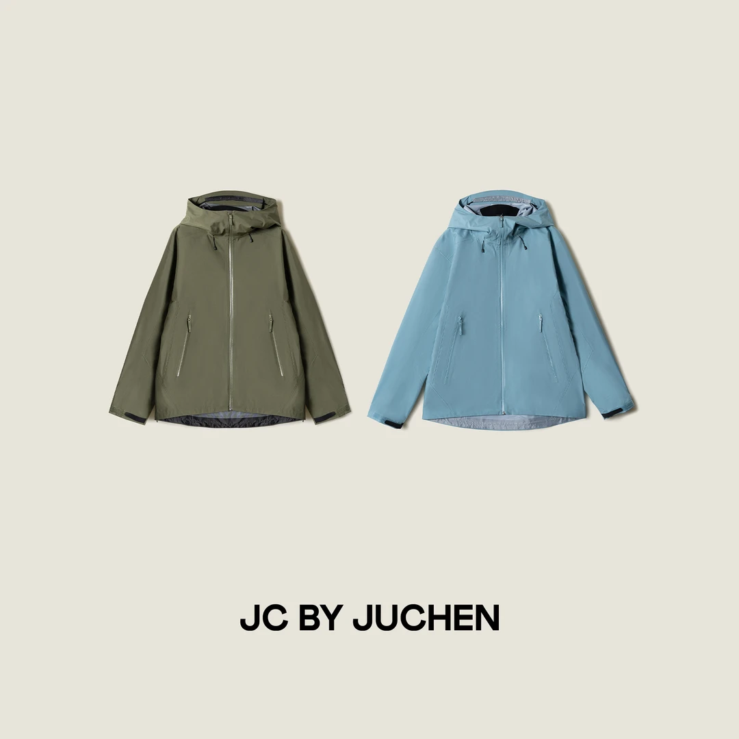 全天候舒适性能户外防水硬壳压胶3D防风帽运动外套FW102001-212
