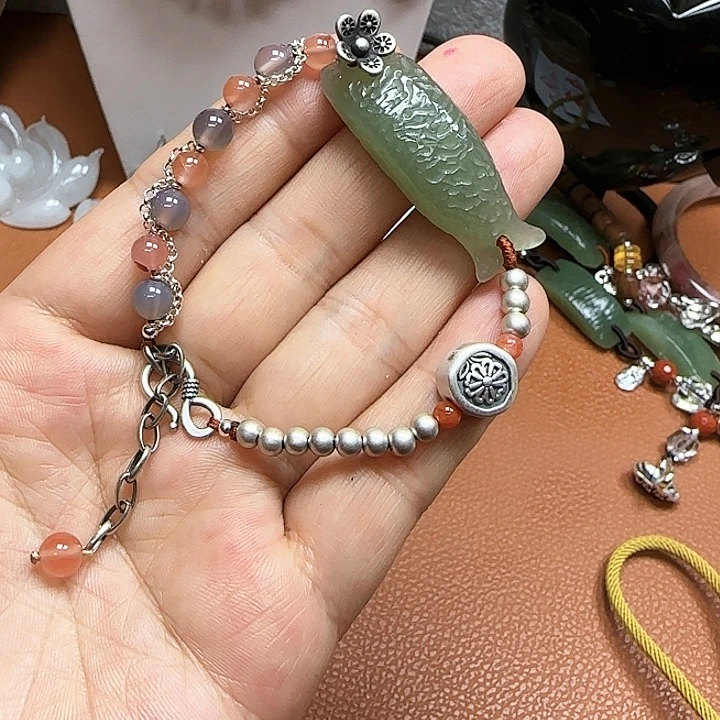 和田玉手链未镶嵌