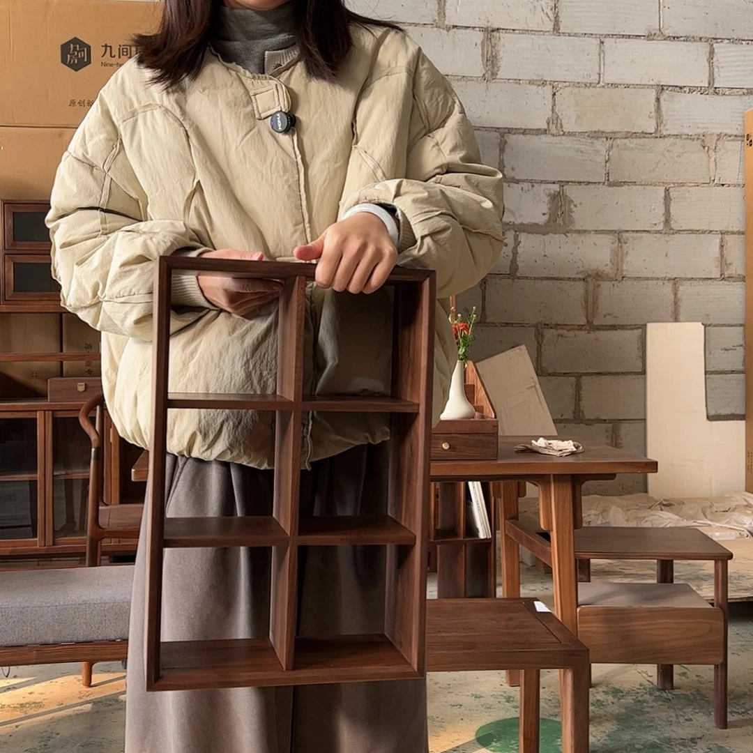 木（非红木类）六宫格架