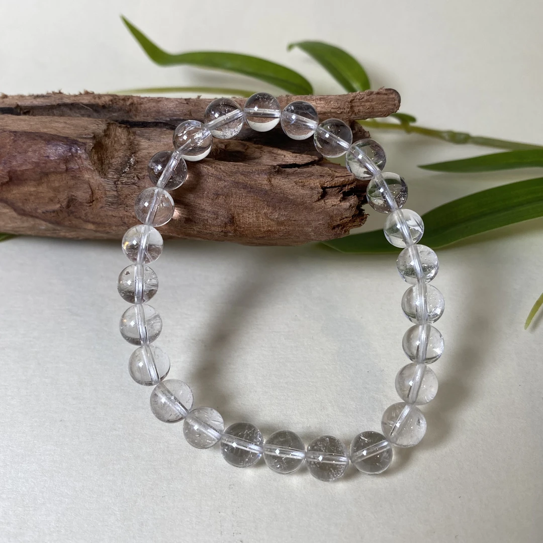 【央网专属】喜马拉雅白水晶手链 7mm BG-SL7256 多样性发其一