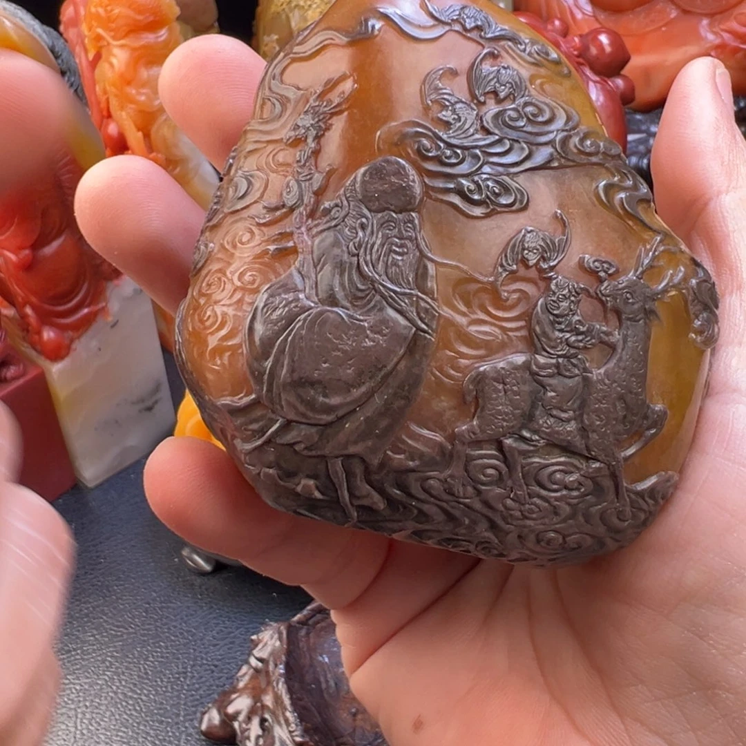 杏***.寿山石寿山石雕刻