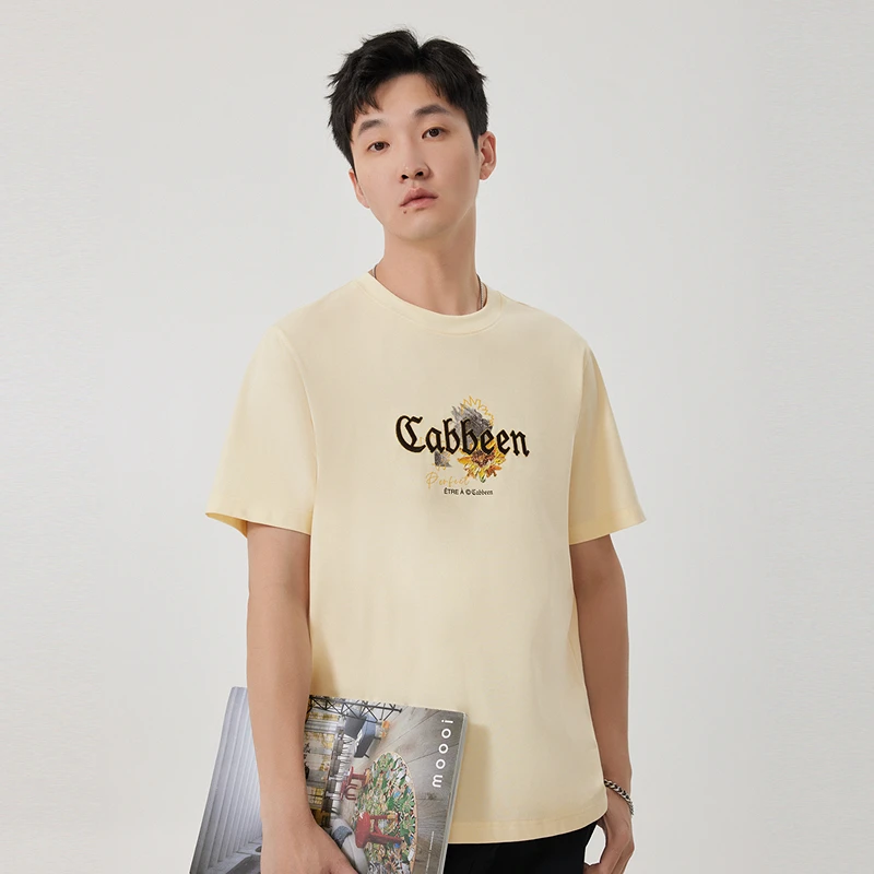 【凉感】CABBEEN卡宾X男装T恤25夏季户外休闲短袖上衣3242132013