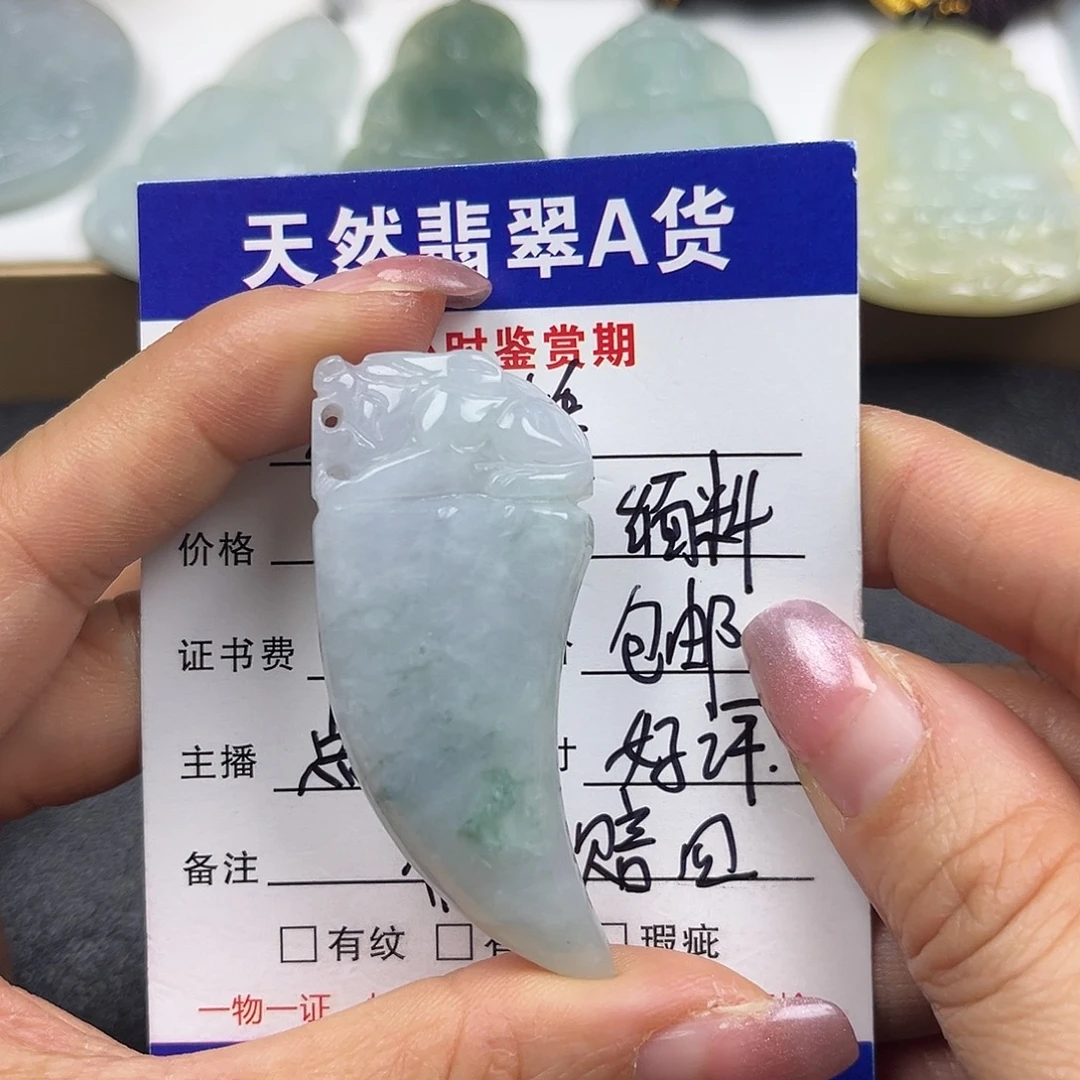 翡翠未镶嵌颈饰