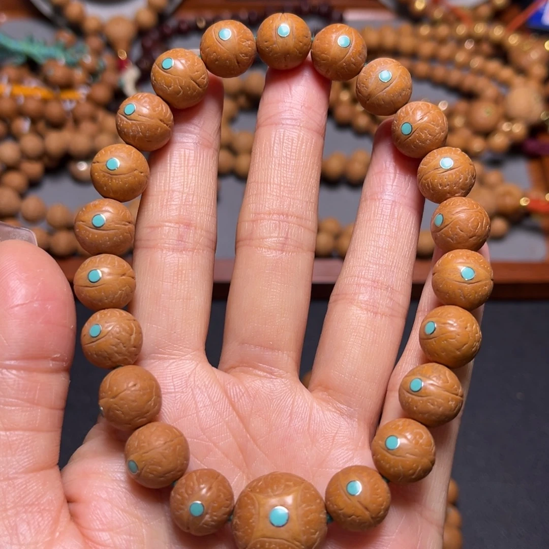 吊坠凤眼菩提12mm2025精品松钉手串