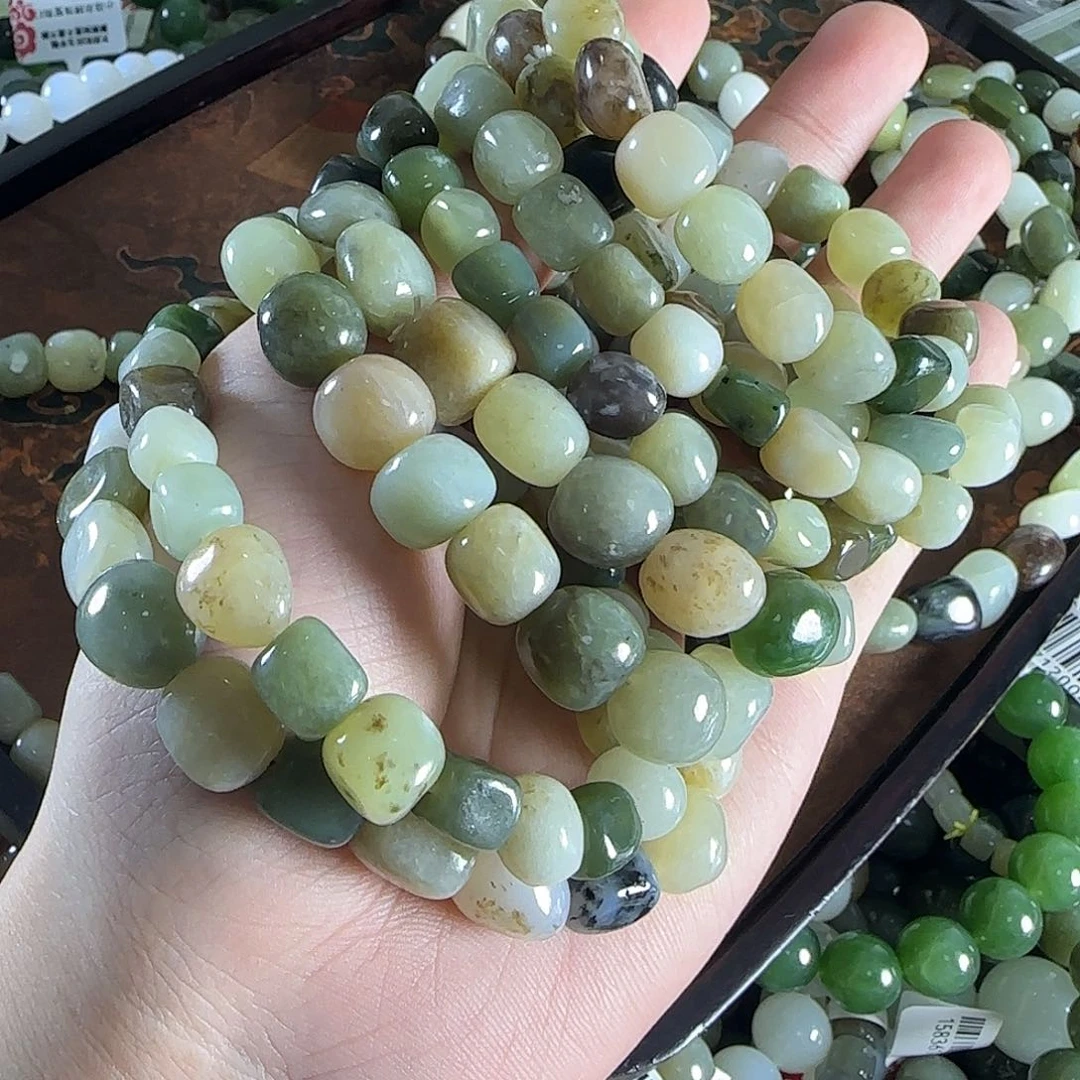 和田玉手链未镶嵌随机发一