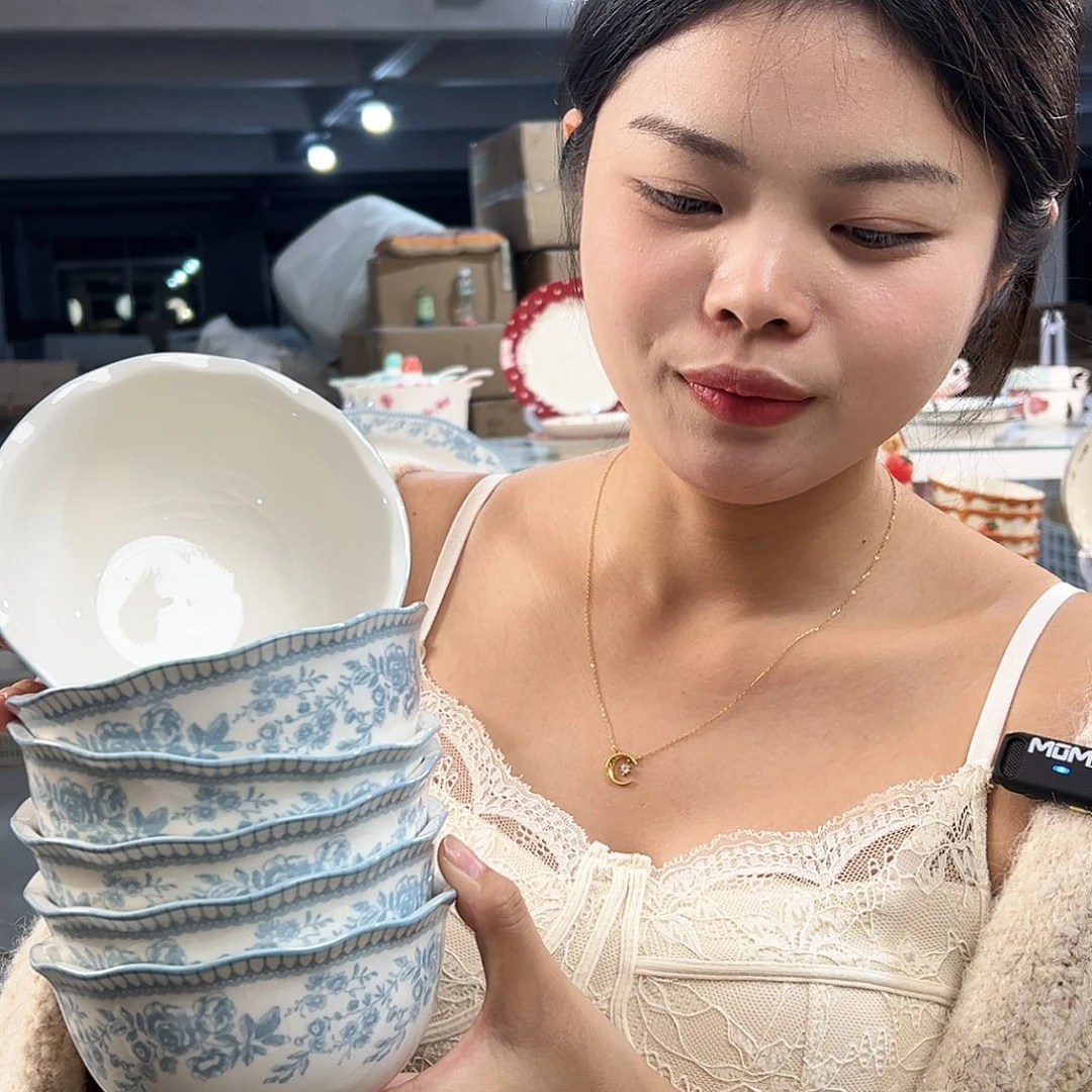 潮州陶瓷微瑕源头厂家4.5寸