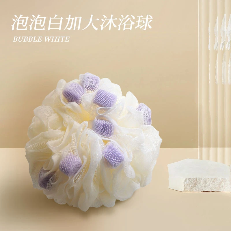 沐浴球不散超柔软浴花女生男士洗澡浴球大号起泡沐浴搓澡器