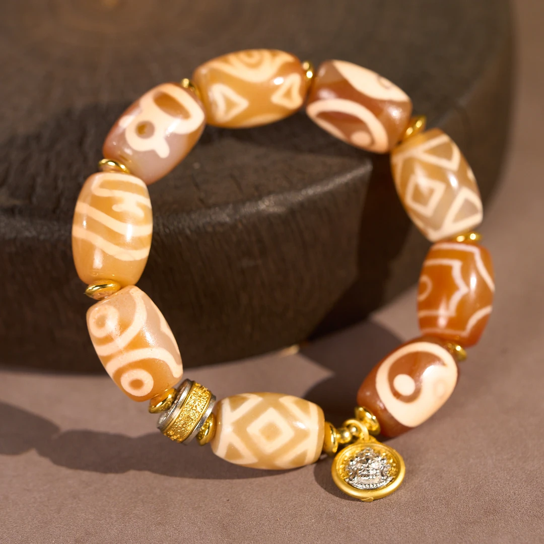 （一芳）橘料 嫩橘达洛阵阵多宝手串 G7RA 多样性发一