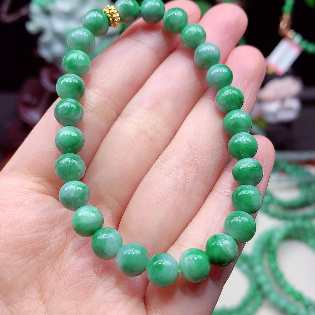 翡翠未镶嵌手链翡翠
