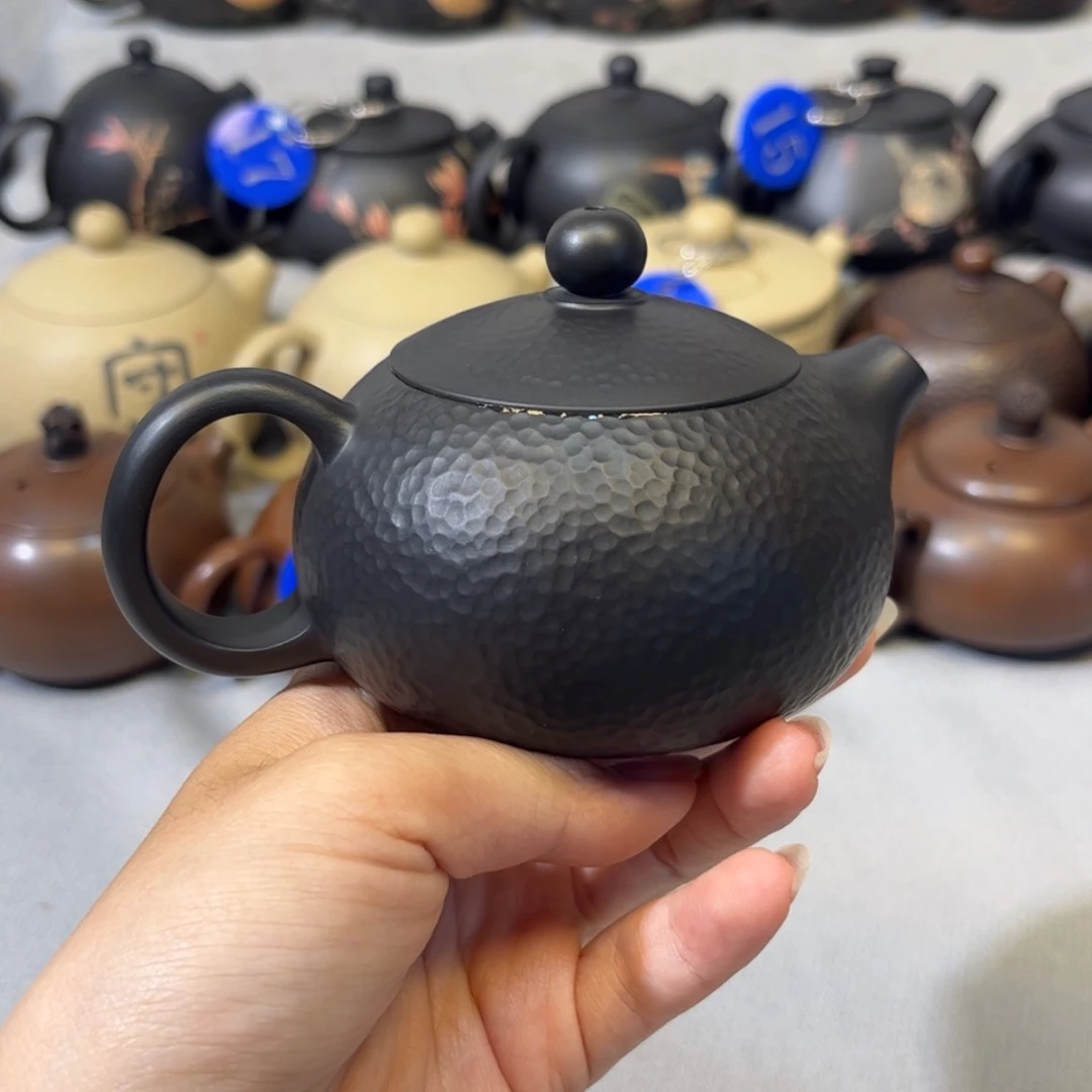【闪购商品】红泥 锤纹壶 容量 150c c