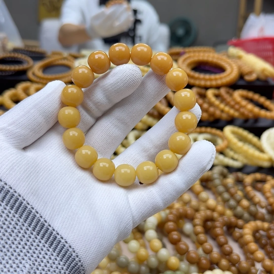 菩提根/象牙果手串14珑珠 10年 鬼工