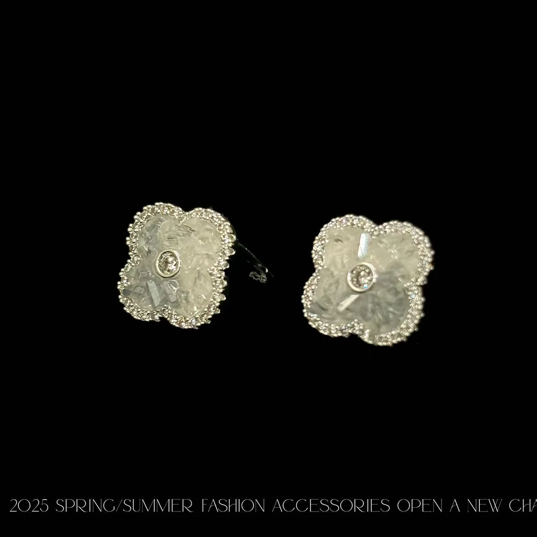 铜合金合成锆石耳饰 镀k金 25新款C4979【精灵境地】BABA BOX耳钉