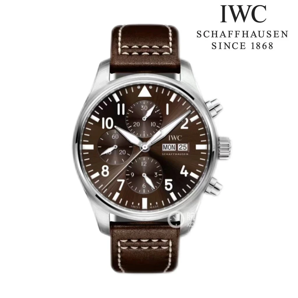 95新 IWC/万国 亚虎/飞行员/公价47700/43mm/全套