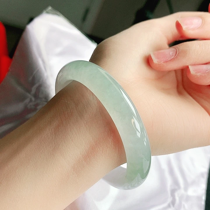 翡翠未镶嵌手镯缅甸天然a货翡翠手镯