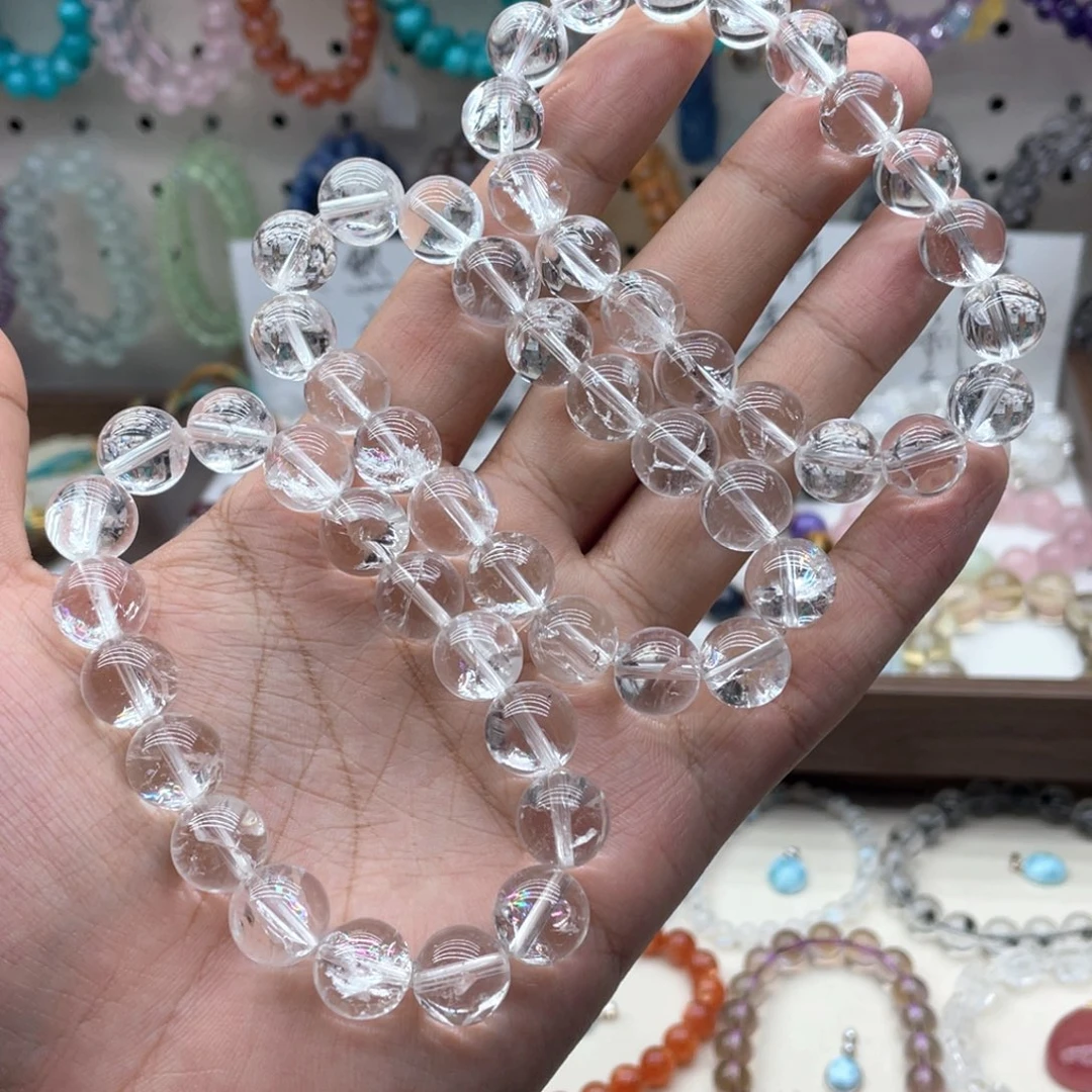 水晶手链未镶嵌12咪彩虹阿塞