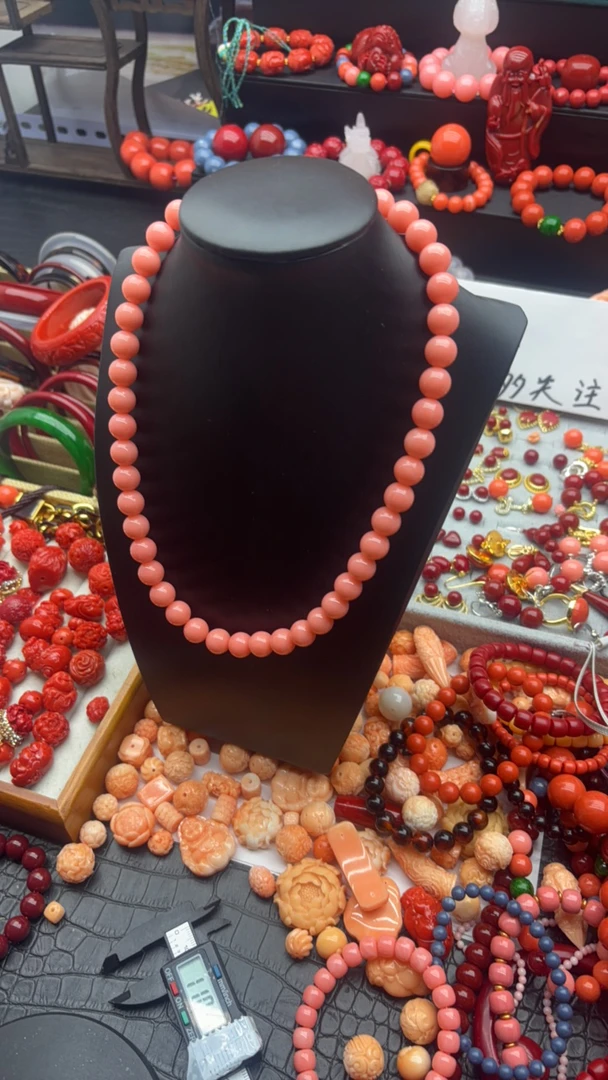 十毫米天使粉项链