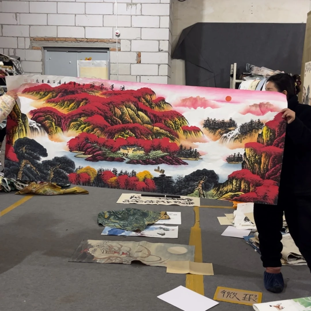 国画协会绘画作品多次贵绘作品