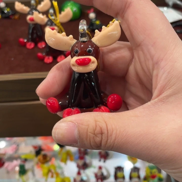 手工艺品琉璃麋鹿