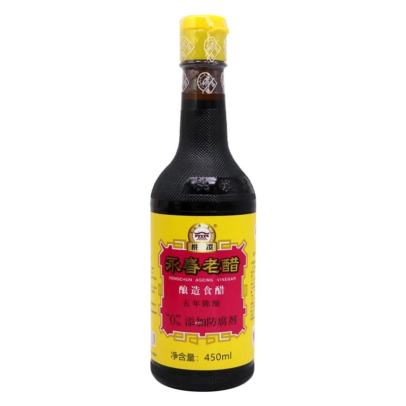 桃溪牌永春老醋五年陈醋450ml*3瓶非山西特产老陈醋饺子醋食用醋