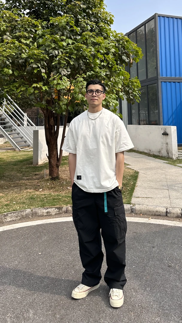 25SS重磅320克破坏水洗短袖